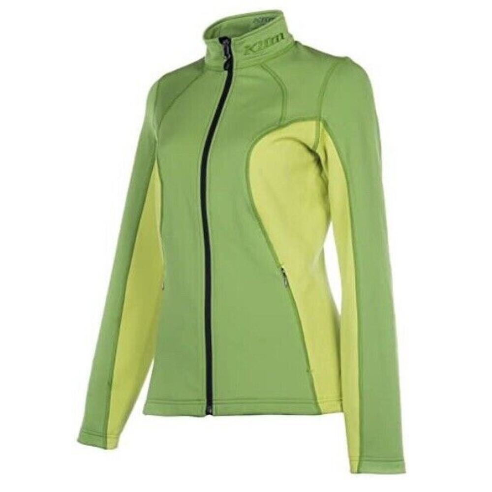 Klim Sundance Peridot Green Mid Layer Fleece Snowmobile Ski‎ Jacket Size Small
